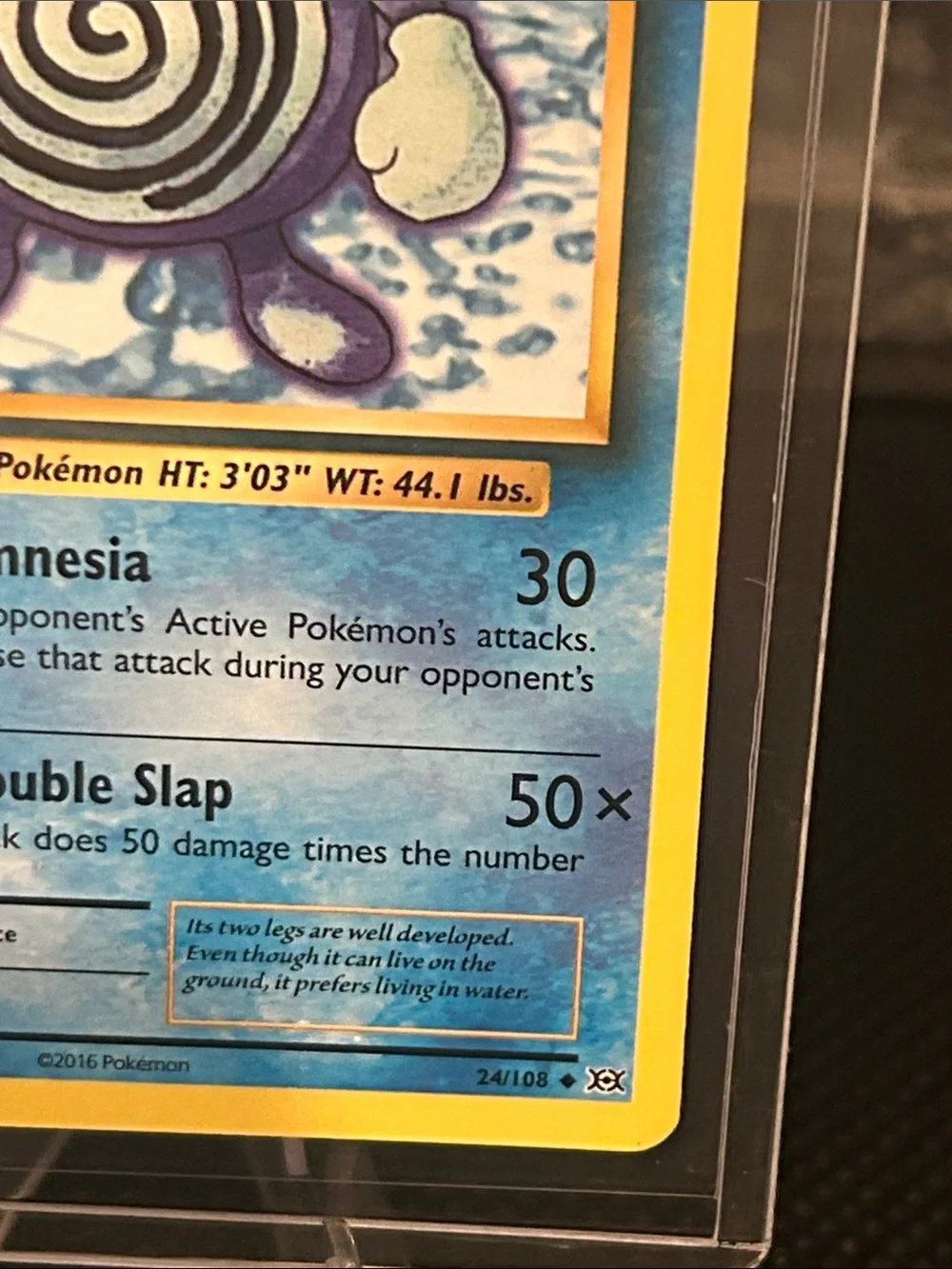 Pokémon Poliwhirl 24/108 Non-Holo from XY‎ Evolutions Set Vintage (2016) M/NM